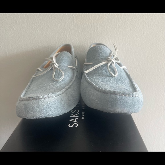 Saks fifth avenue moccasin shoes for men size 10 brand new - Picture 4 of 11